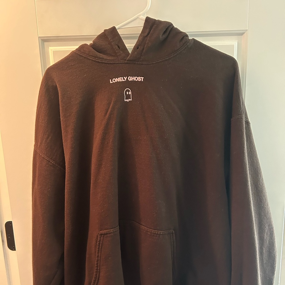 LONELY GHOST Chocolate Hoodie